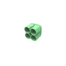 XL4-EINZELKANAL-ADAPTER-GREEN 