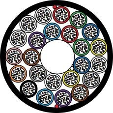 Minikabel A-DQ2Y 24x24 E9/125 G657.A1 