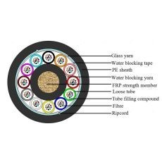 LWL Aussenkabel A-DQ(ZN)B2Y 12x12 E9/125 G652D 
