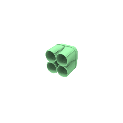 XL4-EINZELKANAL-ADAPTER-GREEN