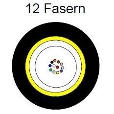 Mikrokabel A-D(ZN)2Y 1x12 E9/125 G657.A1