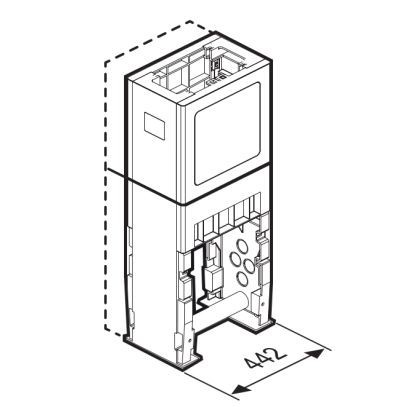 Sockel für UNI4, 310mm tief