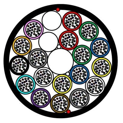 Minikabel A-DQ2Y 18x24 E9/125 G657.A1